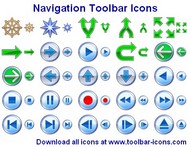 Navigation Toolbar Icons screenshot